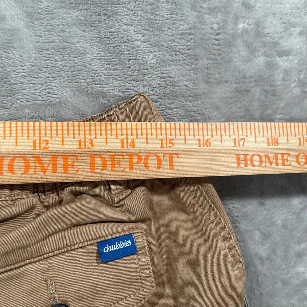 Chubbies Everyday Shorts Mens Large Brown 7" Inseam Elastic Waist Stretch Preppy - Picture 6 of 7